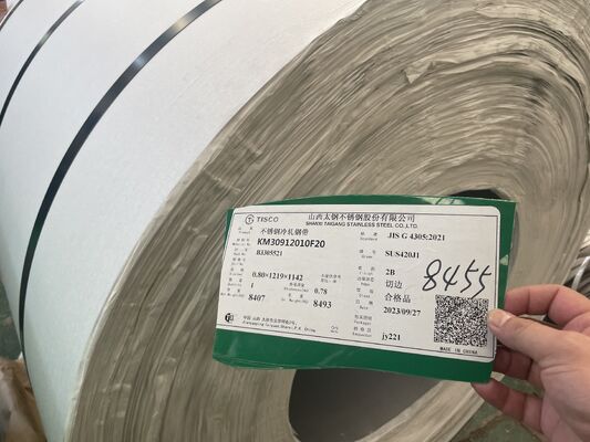AISI 420A DIN 1.4021 Stainless Steel Sheet And Plate JIS SUS420J1