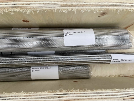 Acero inoxidable 316LVM Barras de cables ASTM F138 ISO 5832-1