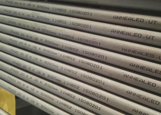 Tubo del acero inoxidable/tubo ASTM A268 TP430 TP405 TP410S TP410 TP420 TP431 TP446