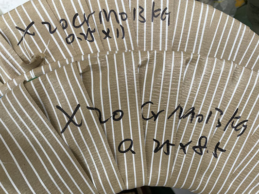 Tira rajada de acero inoxidable X20CrMo13 en EN 1,4120 de la bobina